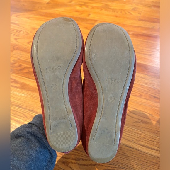 J. Crew Maroon Ballet flats - Picture 2 of 5